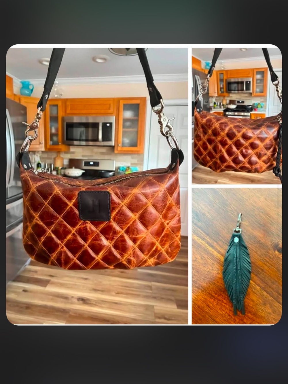 Livingston Mini-Quilted Caramel